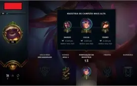 Conta League of Legends nível 35