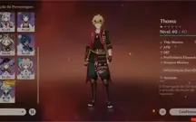 Conta com Raiden Shogun, Yae Miko, Venti e Thoma C6.