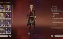 Conta com Raiden Shogun, Yae Miko, Venti e Thoma C6.