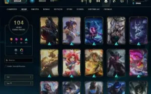 Conta Lol Gold 1 70% Win Rate