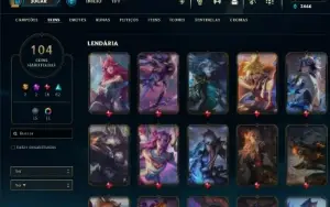 Conta Lol Gold 1 70% Win Rate