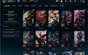 Conta platina 3 com 145 Champs e 132 Skins + 1 Prestigio