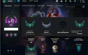 Conta platina 3 com 145 Champs e 132 Skins + 1 Prestigio