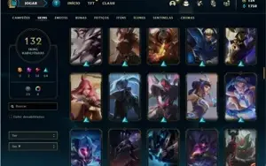 Conta platina 3 com 145 Champs e 132 Skins + 1 Prestigio