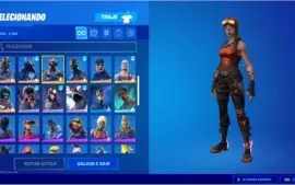 Conta de Fortnite com Cavalheiro Negro,Ikonik,Minty