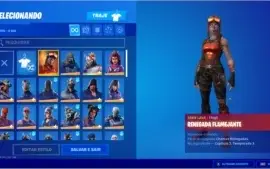 Conta de Fortnite com Cavalheiro Negro,Ikonik,Minty