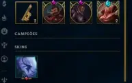 Conta League of Legends Full Acesso - 125 Champs e 80 Skins