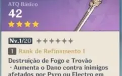 (AR7) Keqing + Fishl + Arco enferrujado + 3 armas 4*