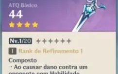(AR7) Keqing + Fishl + Arco enferrujado + 3 armas 4*