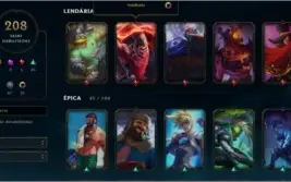 CONTA LVL 117 BORDA OURO 208 SKINS 146 ICONES 19 SENTINELAS