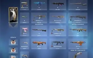 conta valorant do beta fechado imortal com muita skin