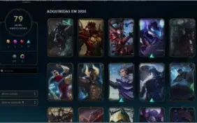 conta de lol da s6 79 skin da s6