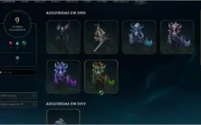 conta de lol da s6 79 skin da s6