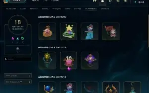 conta de lol da s6 79 skin da s6