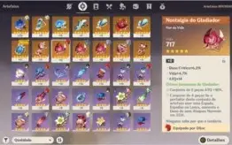 AR 41 - XIAO, Diluc, Keqing, 1 arma 5estrelas, Bennett c1.