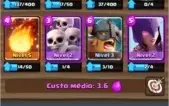Clash Royale +lendária (mago de gelo nv2)