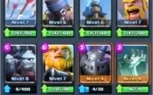 Clash Royale +lendária (mago de gelo nv2)