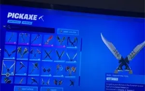 Conta Fortnite com muitas skins, picaretas, para-quedas