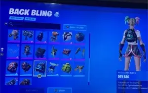 Conta Fortnite com muitas skins, picaretas, para-quedas