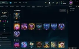 Conta Lol Diamante S11 132 Skins 129 Champs