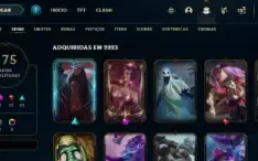 Lista de contas LOL