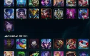CONTA COM 159 SKINS E 141 CAMPEÕES