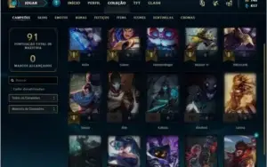 Conta League of Legends Nível 30 Smurf sem Email verificado