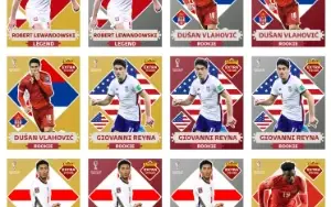 Arquivo em PDF das Figurinhas Da Copa 2022