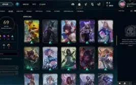 VENDO CONTA LOL - 69 SKINS - 1139 REAIS GASTOS