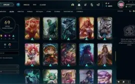 VENDO CONTA LOL - 69 SKINS - 1139 REAIS GASTOS