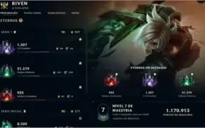 3115 RP, FULL Eternos, Criada em 2013, Main Riven, 218 Skins