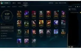 CONTA LEAGUE OF LEGENDS OURO 4/OURO3 BARATA!!