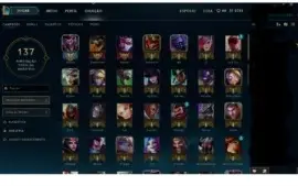 CONTA LEAGUE OF LEGENDS OURO 4/OURO3 BARATA!!