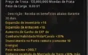 Conta BDO SA - guardian barraca p2w pet t4 cavalo t8 corcel