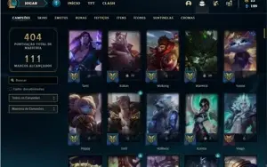 Conta prata 3 com 141 Champs e 163 Skins + 1 Prestigios