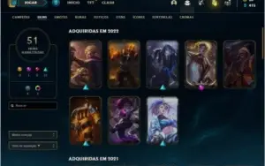 CONTA LOL FULL ACESSO PRATA 3 LV82