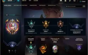 Conta de 9 Anos no League of Legends