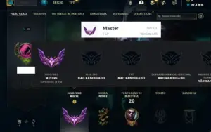 Conta Mestre com 25 Champs e 1 Skin + 7 Fragmentos