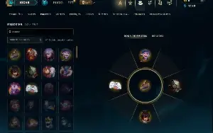 Unranked com 22 Champs e 2 Skins