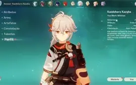AR 56 com Kazuha, Raiden, Eula, Albedo, Diluc com Túmulo,etc