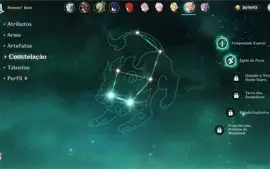 AR 56 com Kazuha, Raiden, Eula, Albedo, Diluc com Túmulo,etc
