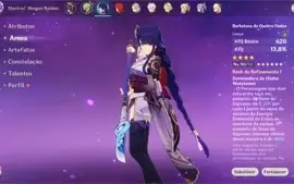 AR 56 com Kazuha, Raiden, Eula, Albedo, Diluc com Túmulo,etc