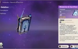 GENSHIN IMPACT - AR7 - MONA COM SUCROSE C1 E ARMAS 4*