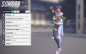 Conta overwatch top 500 muitas skins, moedas e passes