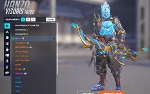 Conta overwatch top 500 muitas skins, moedas e passes