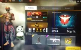 Conta Free Fire Mestre