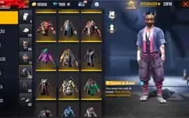 CONTA FREE FIRE COM PRIMEIRO PASSE , CONTA COMPLETA!!