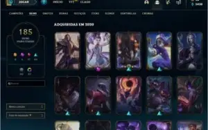 Pra vender rapido Conta Lol d1 Todos campeões e 185 Skins