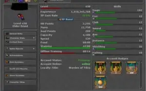 Char Tibia ED 430
