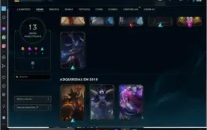 Conta mestre lol